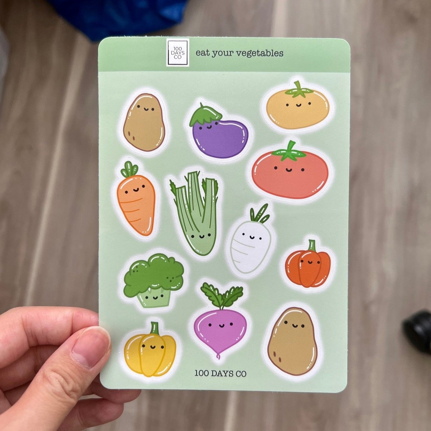 Eat Your Vegetables Sticker Sheet