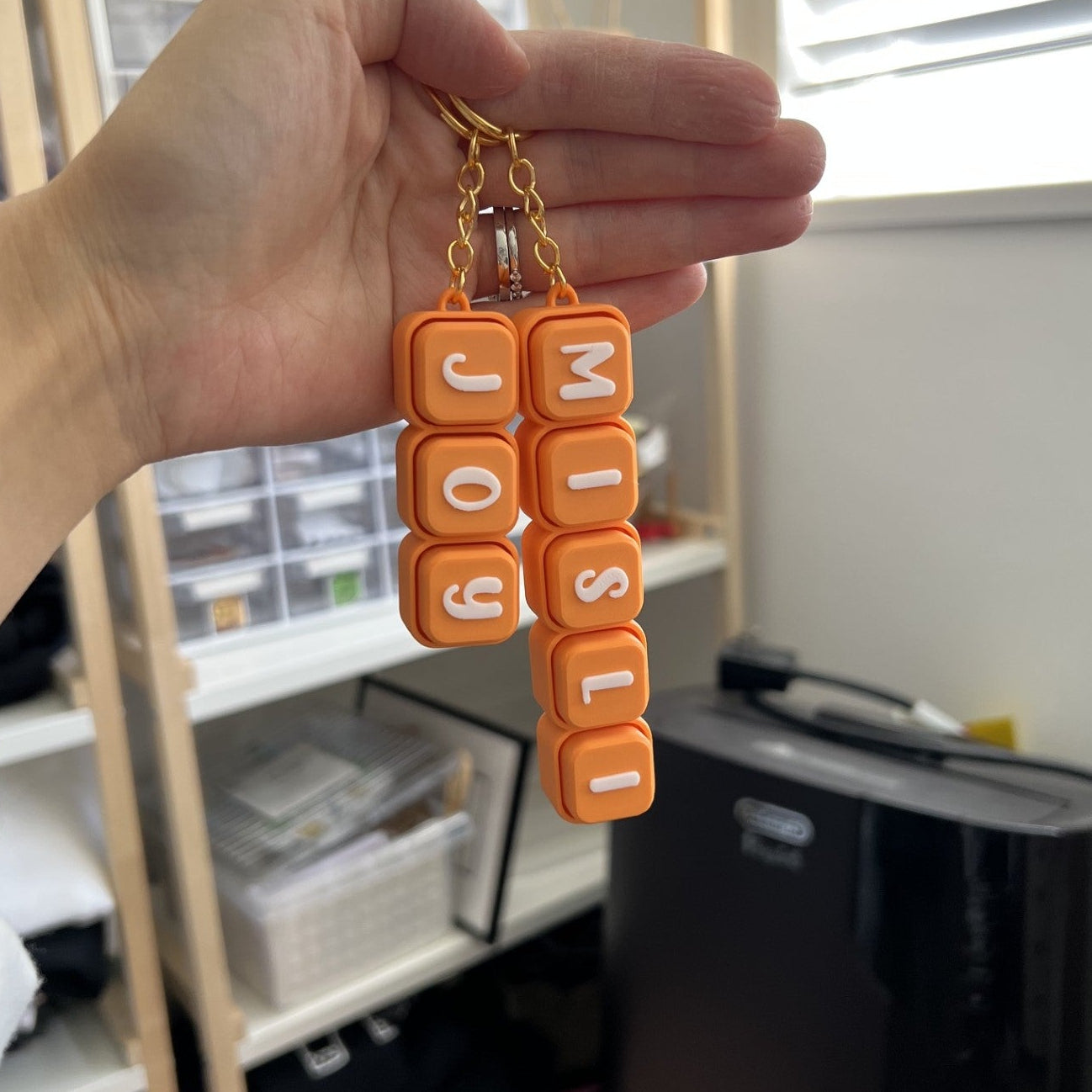 Customized Name Clicker Keychain