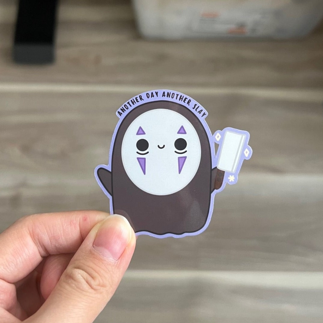 No Face Slay Sticker / Magnet