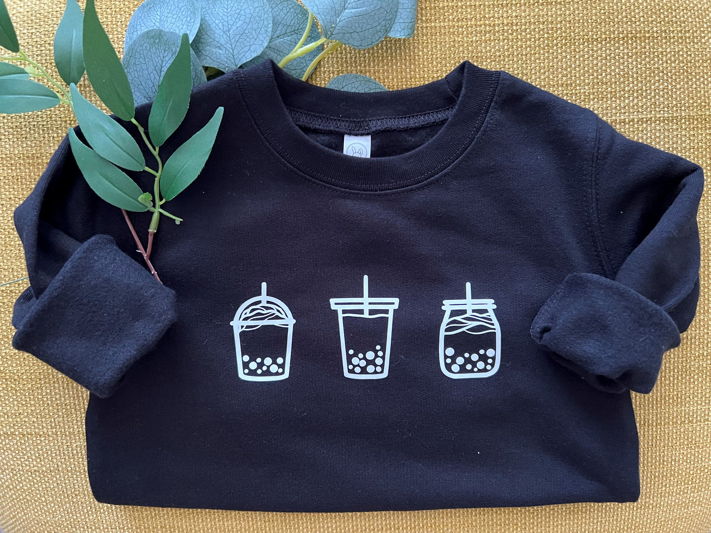 Bubble Tea / Boba Toddler Crewneck