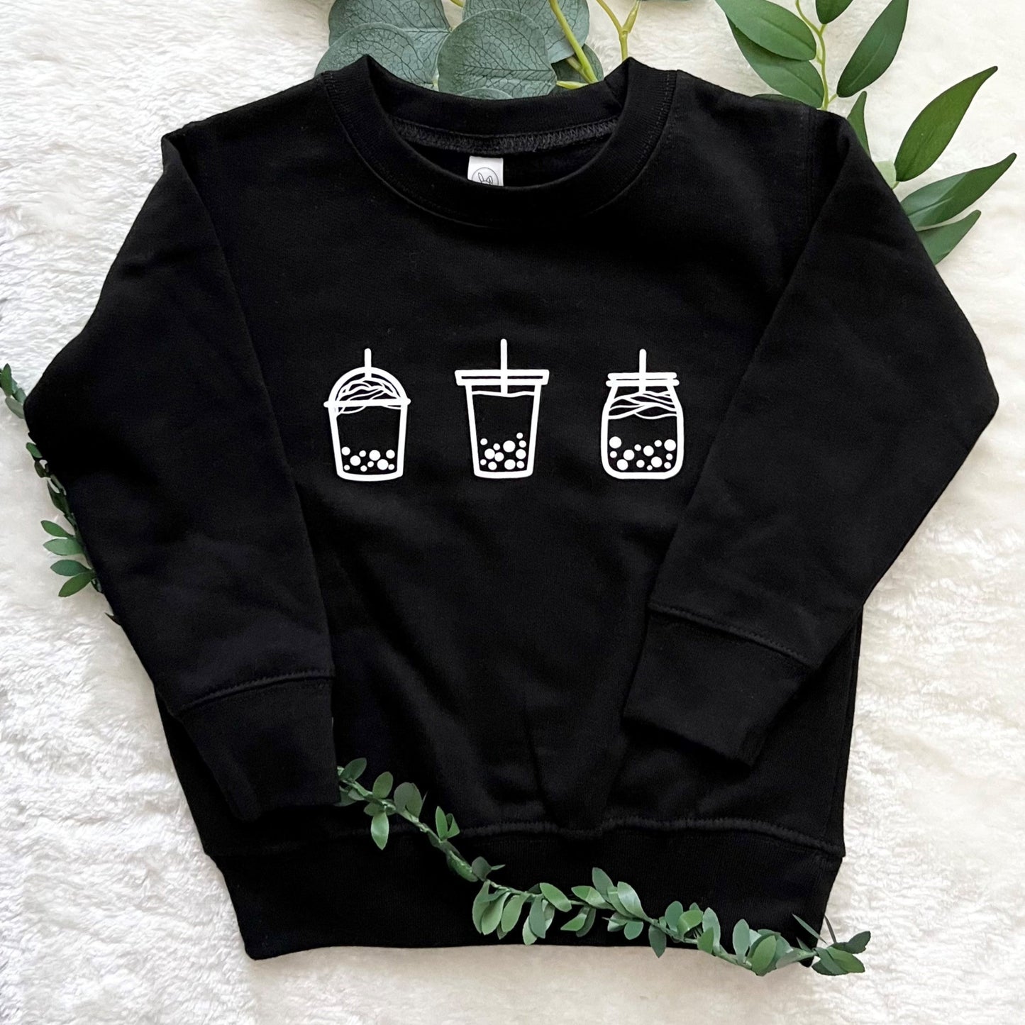 Bubble Tea / Boba Toddler Crewneck