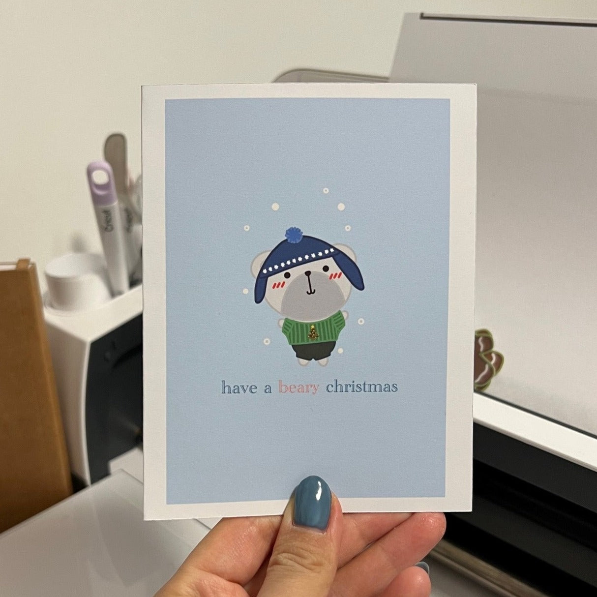 Beary Christmas Card