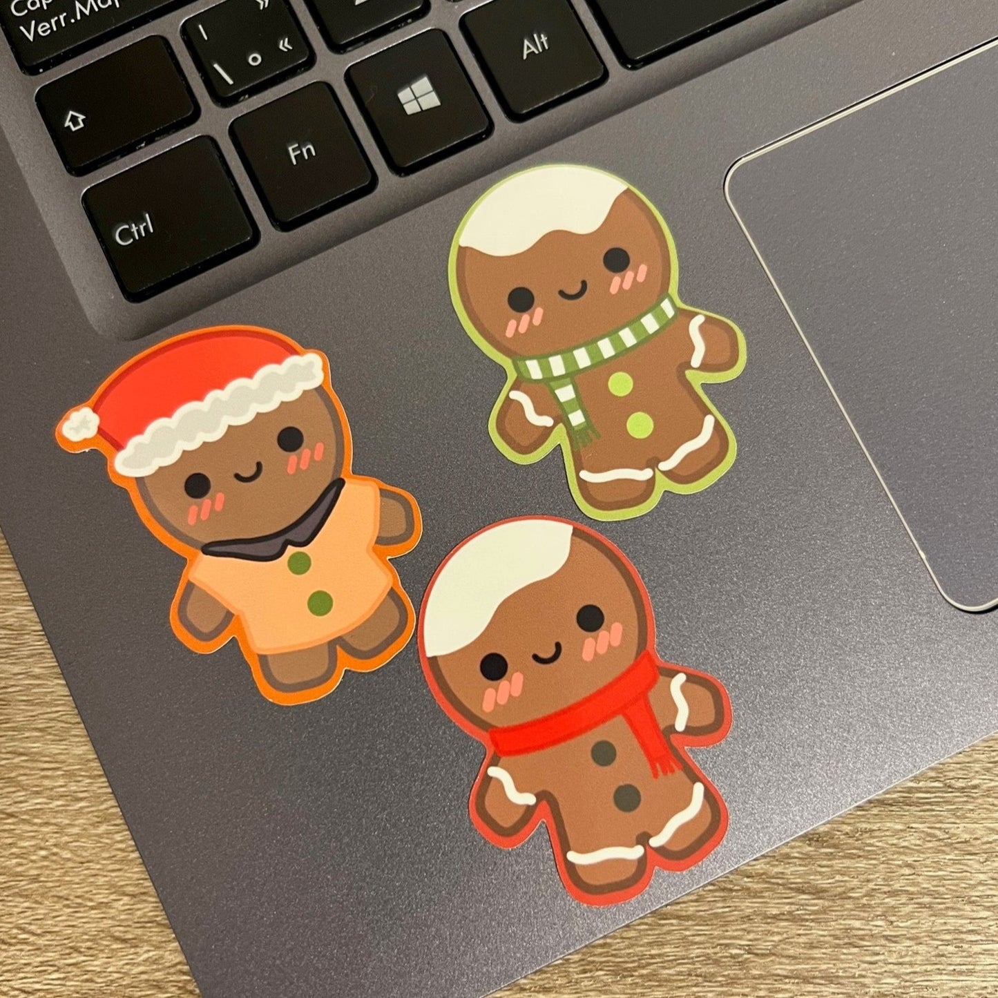 Gingerbread Man Sticker / Magnet