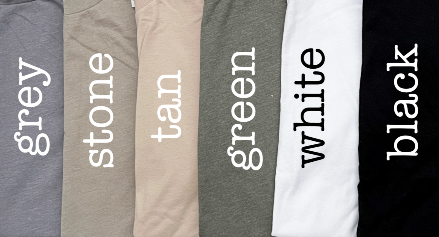 Custom - Dada or Mama Adult Tee / Crewneck