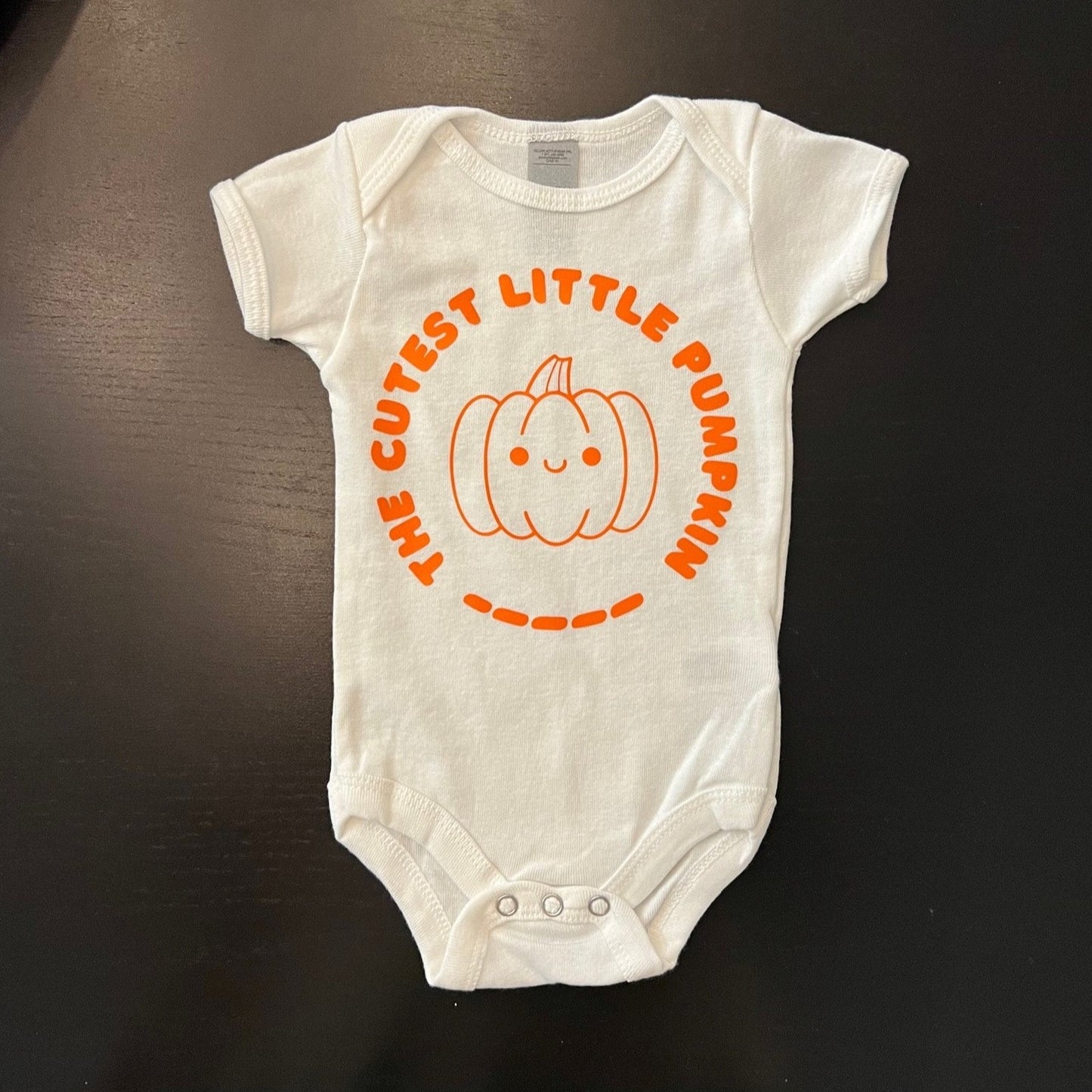 The Cutest Little Pumpkin Infant Onesie