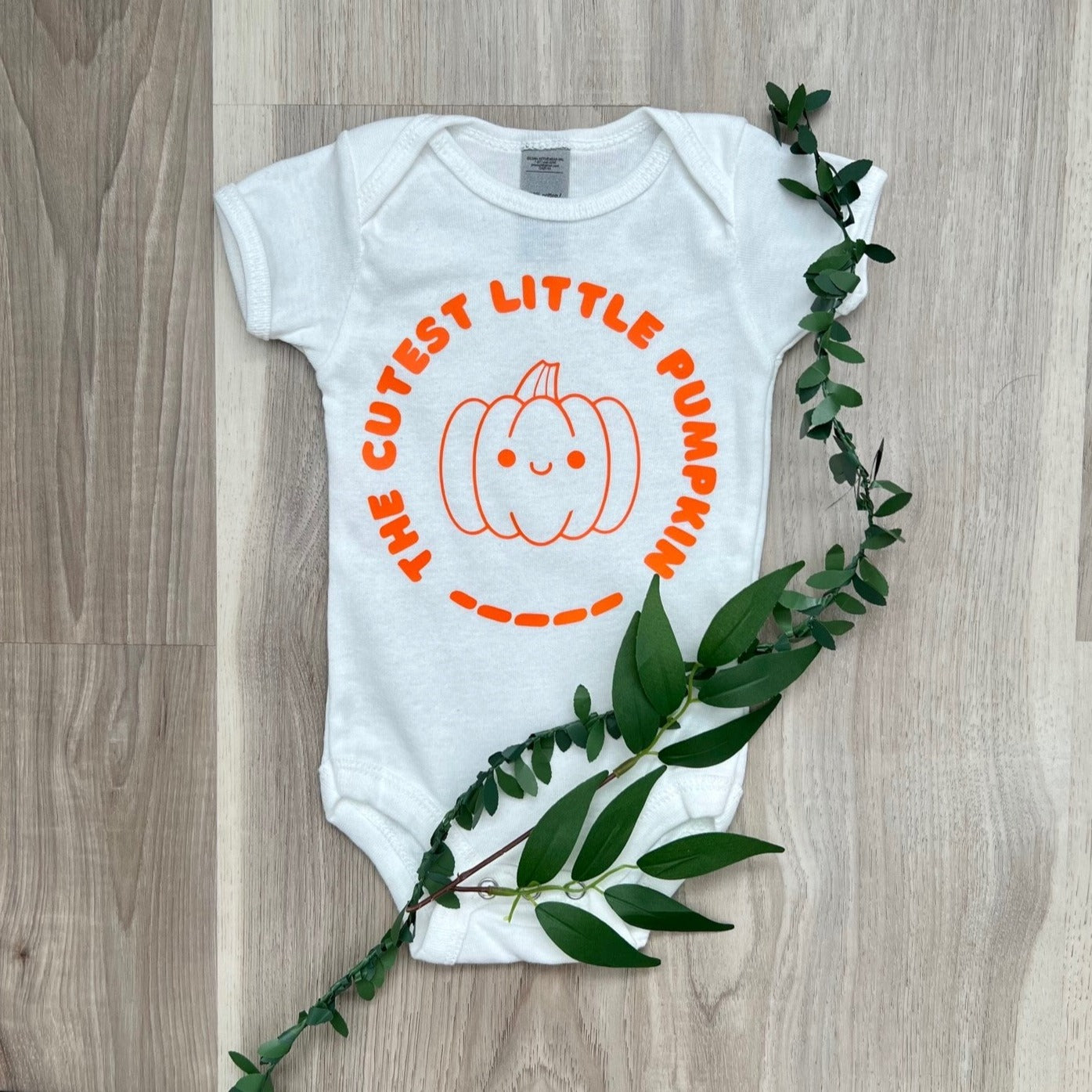 The Cutest Little Pumpkin Infant Onesie