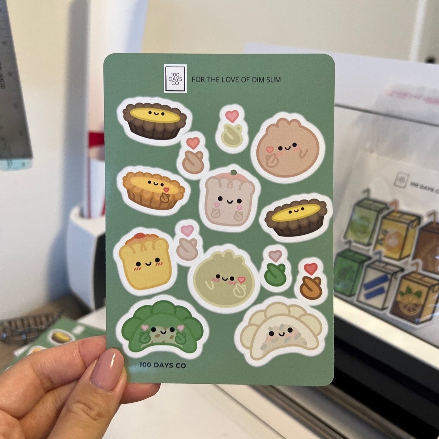 For The Love of Dim Sum Sticker Sheet