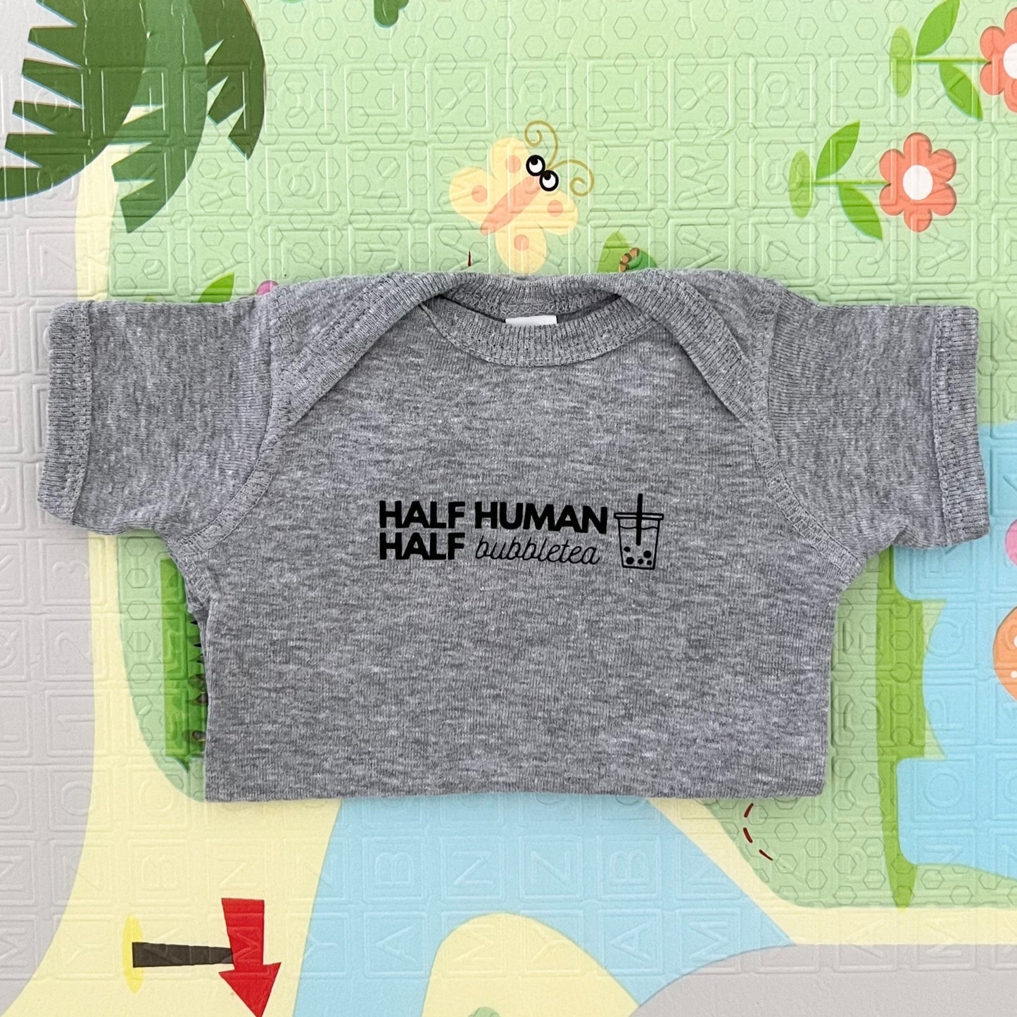 Half Human Half Bubble Tea Infant Onesie