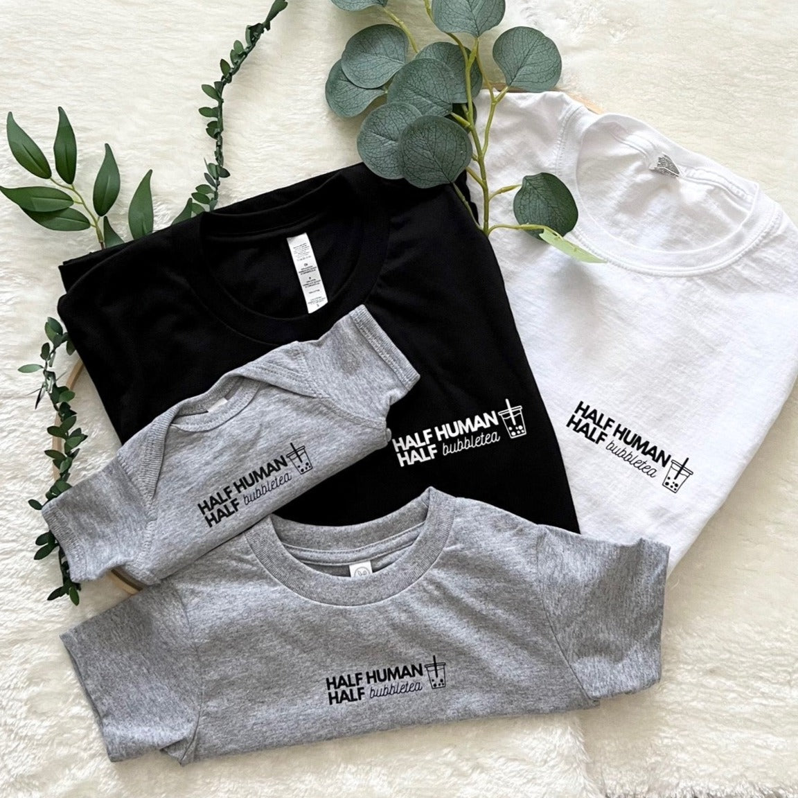 Half Human Half Bubble Tea Set