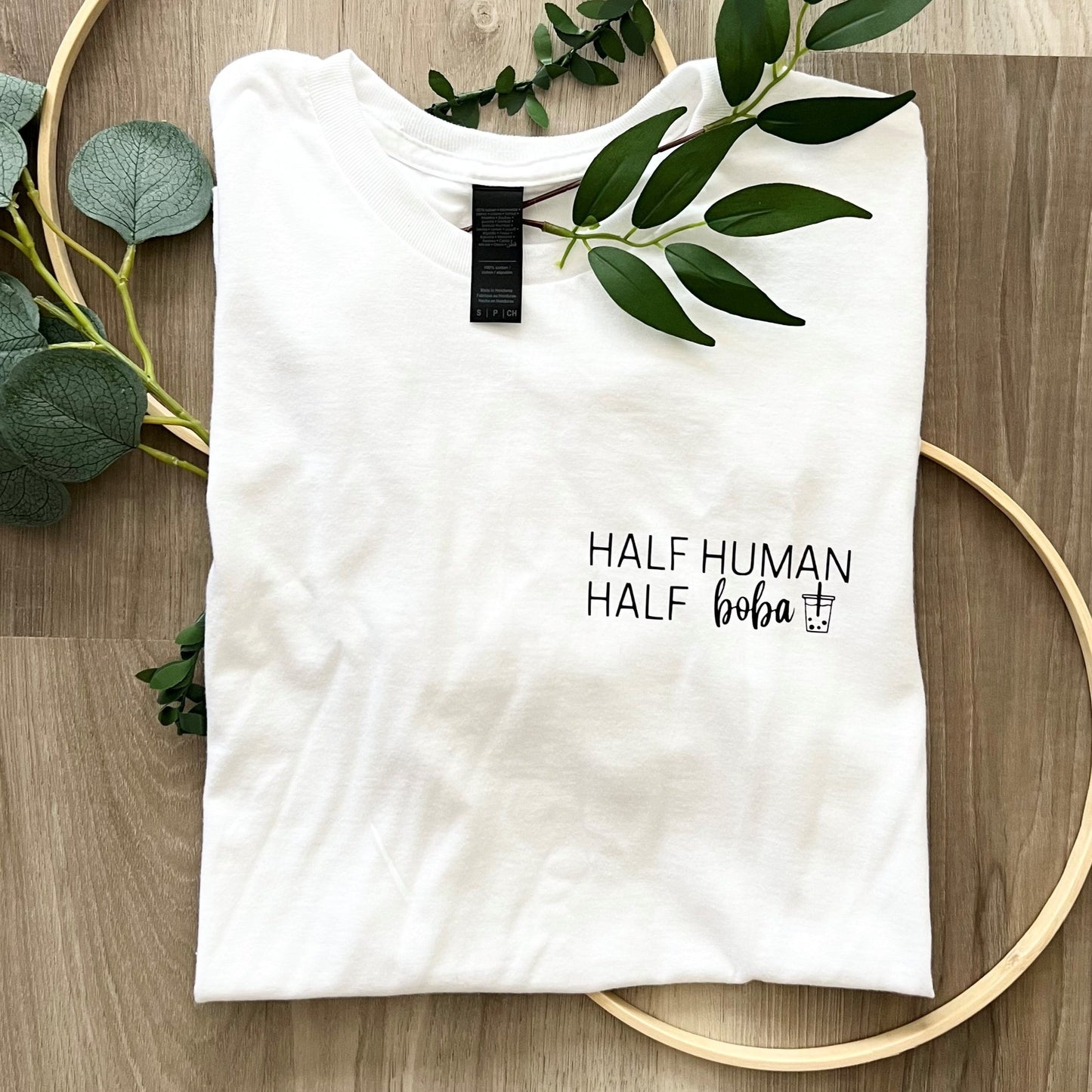 Half Human Half Boba Adult Tee