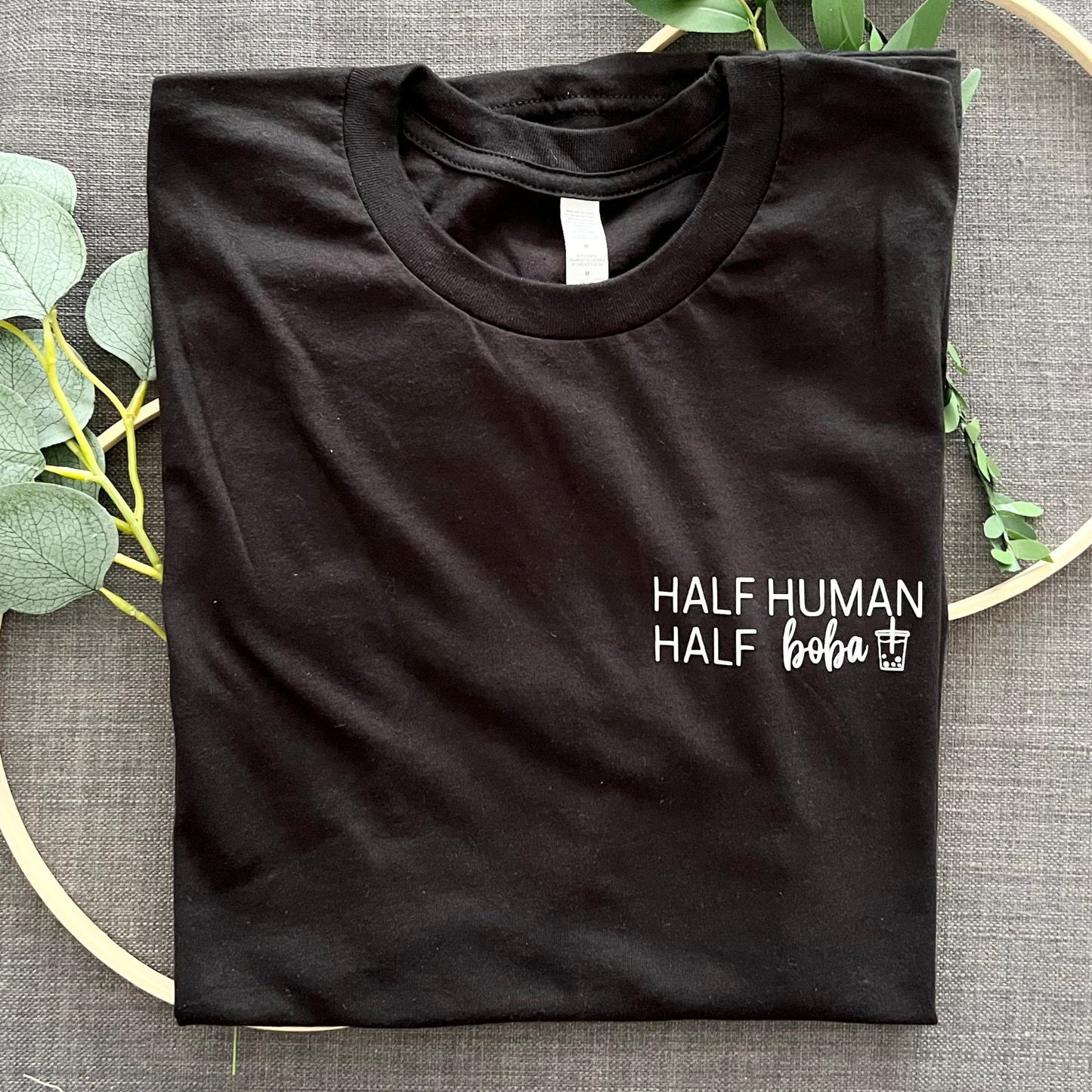 Half Human Half Boba Adult Tee