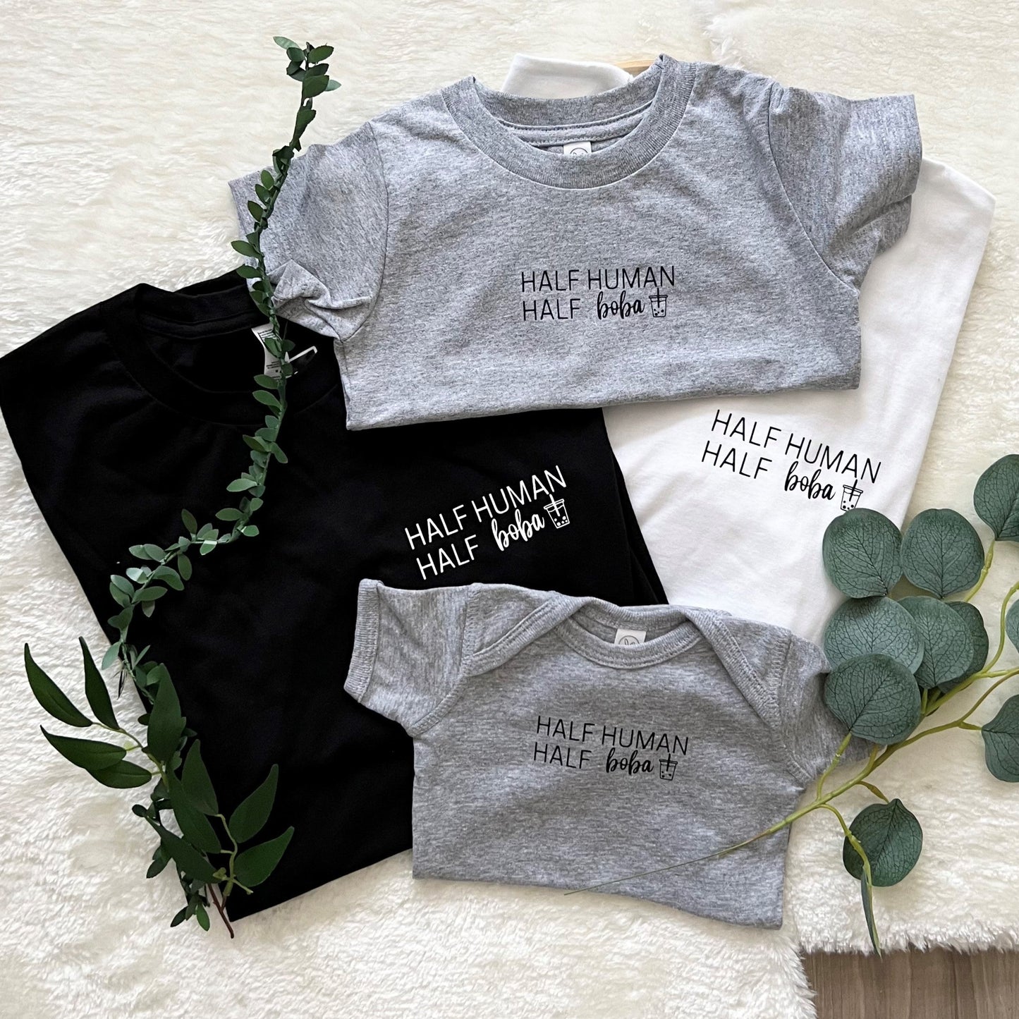 Half Human Half Boba Infant Onesie