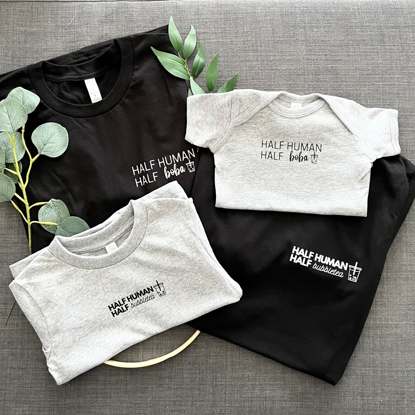 Half Human Half Boba Toddler Tee