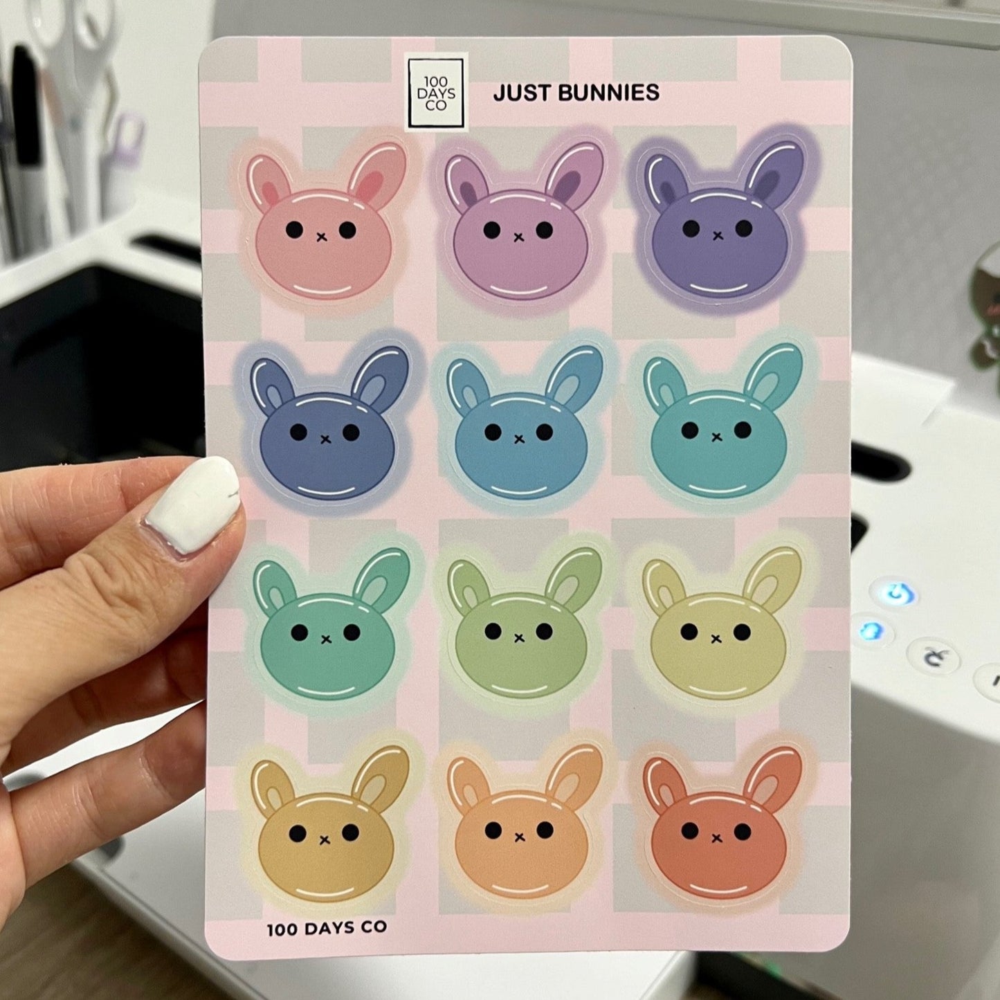 Just Bunnies Sticker Sheet