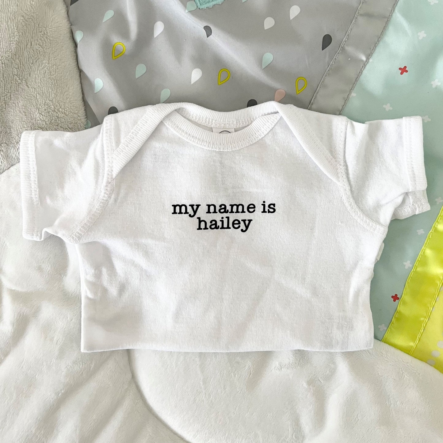 Custom - My Name Is Infant Onesie