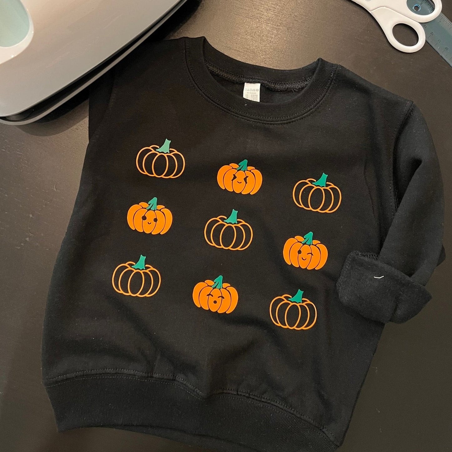 Full of Emotions Pumpkin Toddler Crewneck