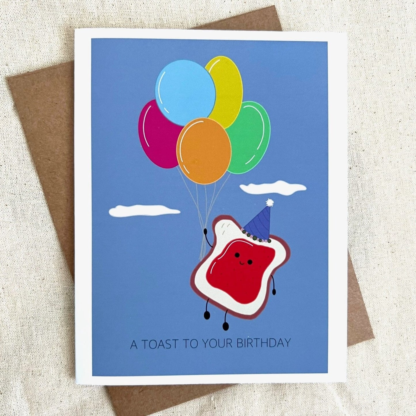 Toast to Birthday Card