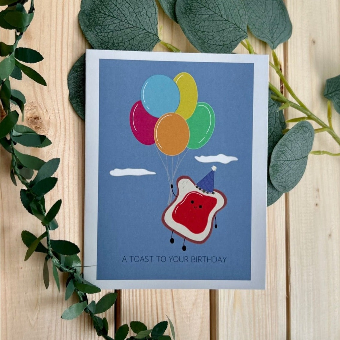 Toast to Birthday Card