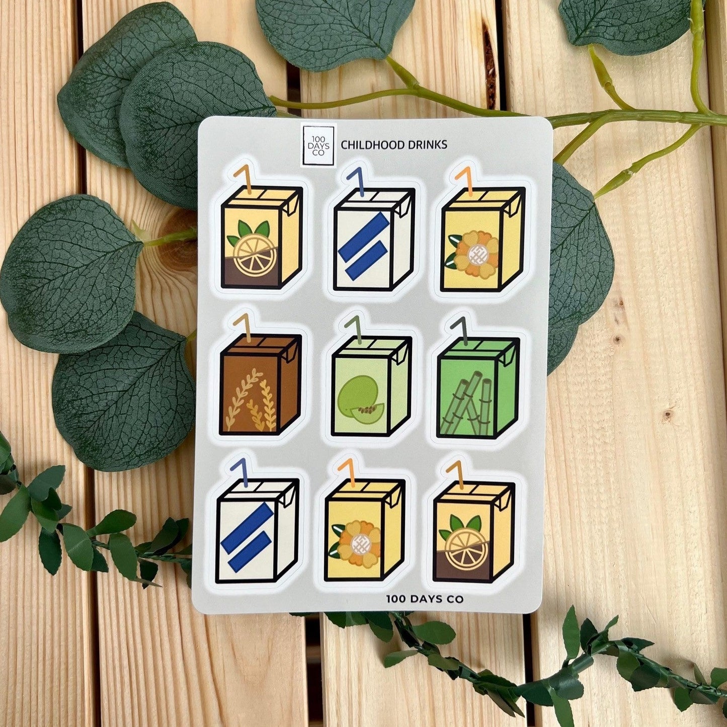 Childhood Drinks Sticker Sheet
