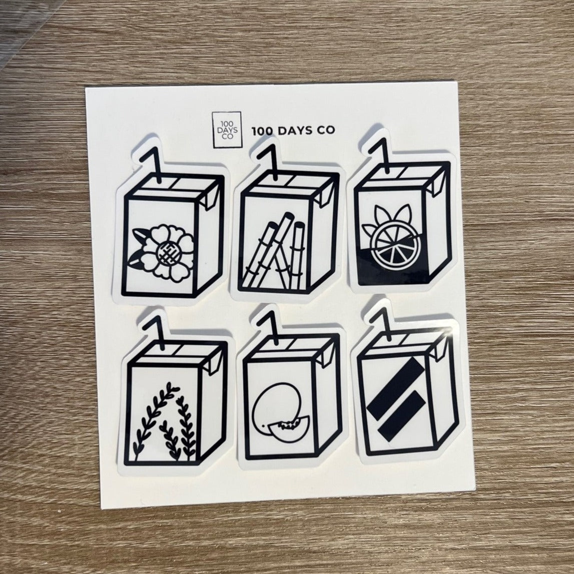 Childhood Drinks Sticker / Magnet