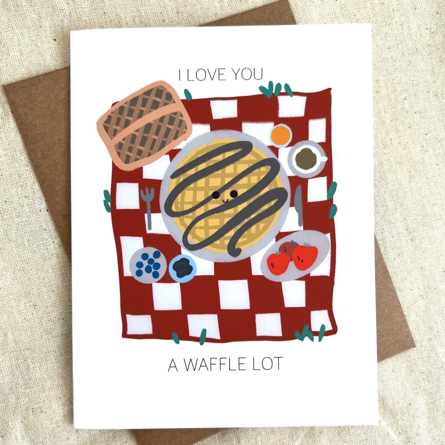 Love You a Waffle Lot Card