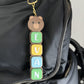 Customized Name Bear Clicker Keychain