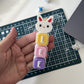 Customized Name Bunny Clicker Keychain