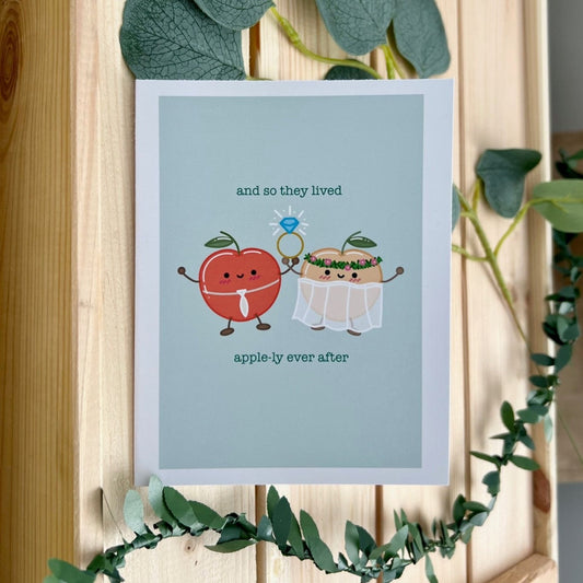 Apple-ly Ever After Card