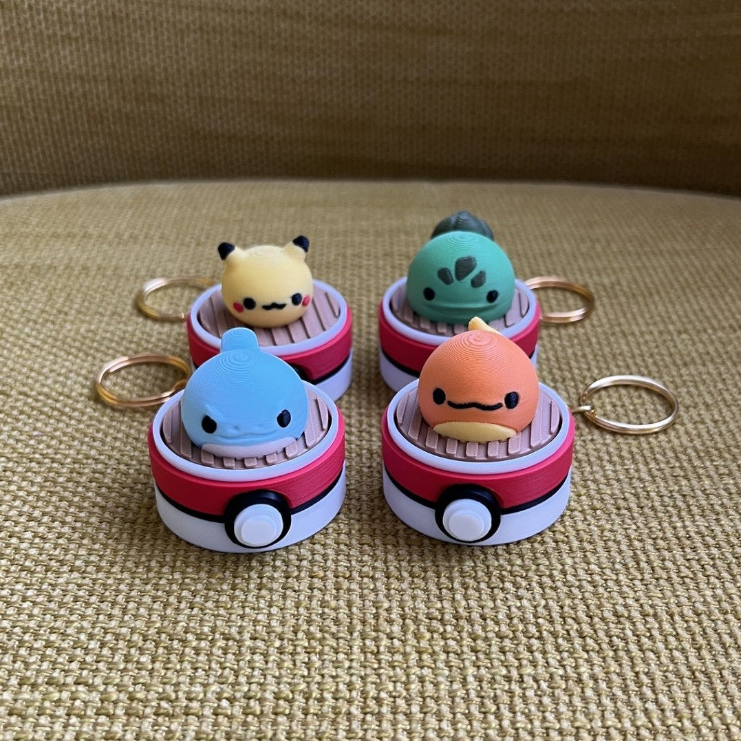 Squirtle Clicker Keychain
