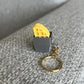 Hong Kong Style Waffle Fidget Clicker Keychain