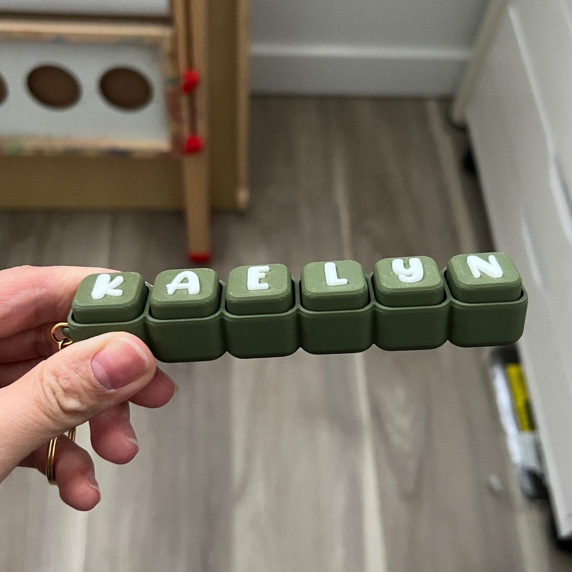 Customized Name Clicker Keychain