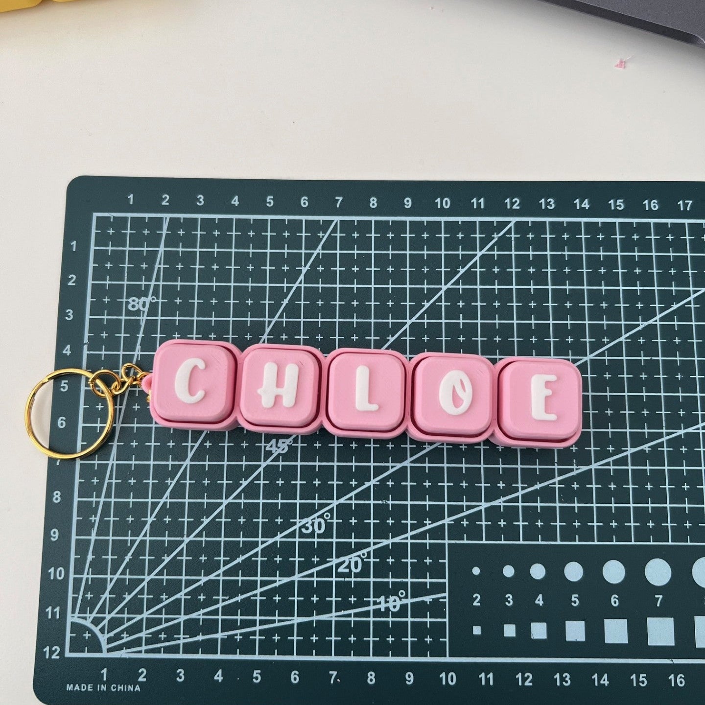 Customized Name Clicker Keychain