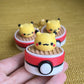 Pikachu Clicker Keychain | 3D Printed Fidget Toy | Cute Yellow Desk Clicker | Sensory Keychain | Gamer Gift