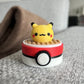 Pikachu Clicker Keychain | 3D Printed Fidget Toy | Cute Yellow Desk Clicker | Sensory Keychain | Gamer Gift