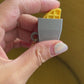 Hong Kong Style Waffle Fidget Clicker Keychain