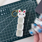 Customized Name Bunny Clicker Keychain