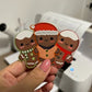 Gingerbread Man Sticker / Magnet