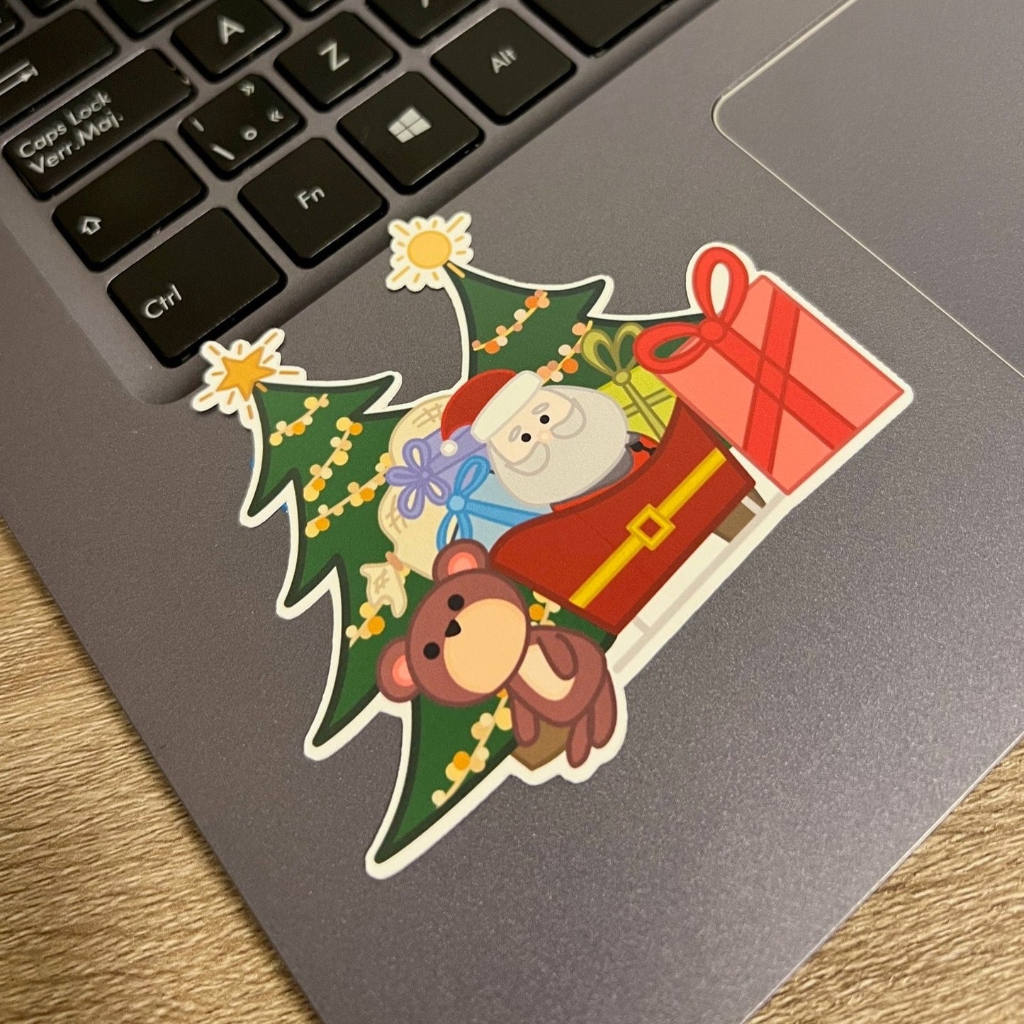 Jolly Santa Sticker / Magnet