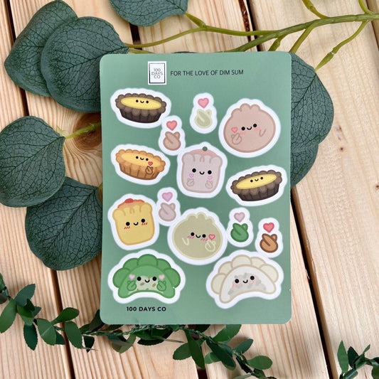 For The Love of Dim Sum Sticker Sheet