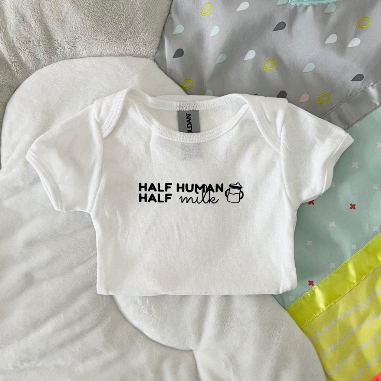 Half Human Half Milk Onesie