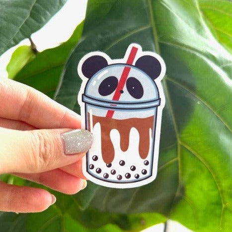 Panda Bubble Tea or Boba Sticker / Magnet